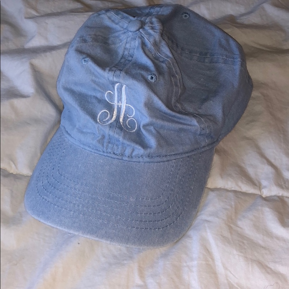 monogram baseball cap